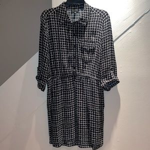Topshop Midi Shirt Dress w/Pockets